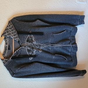 Motley Crue Zip Up Hoodie  Size Large